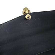 将图像加载到图库查看器中，BVLGARI Serpenti Shoulder Bag Black/Gold286639 Leather
