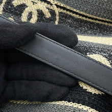 Load image into Gallery viewer, CHANEL Deauville Drawstring Shoulder Black/Gray/WhiteA57536 Canvas
