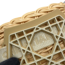 将图像加载到图库查看器中，Dior SAHARA 2-way bucket bag Beige2ESKH376BAS Raffia Leather Rubber Size Nano
