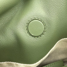 Load image into Gallery viewer, LOEWE Anagram Flamenco Clutch Shoulder Green/BeigeA411FC2X24 Canvas Leather
