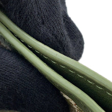 Load image into Gallery viewer, LOEWE Anagram Flamenco Clutch Shoulder Green/BeigeA411FC2X24 Canvas Leather
