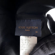 将图像加载到图库查看器中，LOUIS VUITTON Cap NoirMP2880 Monogram Shadow Size 58
