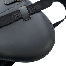 将图像加载到图库查看器中，Dior Saddle Waist Bag BlackS5632CWGH Leather
