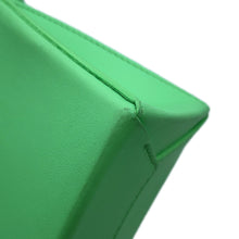 将图像加载到图库查看器中，FENDI Small Shopping Bag Light Green8BH382 Leather Size Small
