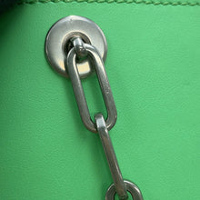 将图像加载到图库查看器中，FENDI Small Shopping Bag Light Green8BH382 Leather Size Small
