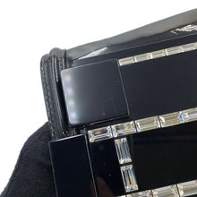 将图像加载到图库查看器中，CHANEL Lego Boy ChainShoulder Black Patent Leather Rhinestone Plastic
