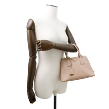 将图像加载到图库查看器中，PRADA Saffiano Leather Promenade 2-Way Bag PinkBL0838 Leather
