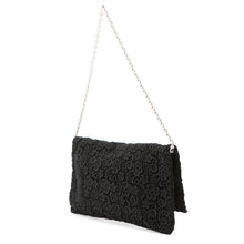 将图像加载到图库查看器中，Ferragamo Vara Ribbon Shoulder Bag Black21D064 Cotton
