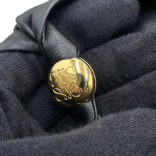 将图像加载到图库查看器中，LOEWE Pebble Soft Ballerina Flats BlackL815466X46 Napa Lambskin Size 38
