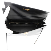 Load image into Gallery viewer, HERMES Kelly Sellier Black Box Calf Leather Size 32
