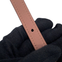 将图像加载到图库查看器中，LOEWE Amazonas PinkA039N07X01 Leather Size 23
