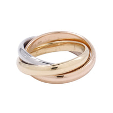 将图像加载到图库查看器中，CARTIER Trinity Ring Classic Model Size 47/#7B4234200 K18YG K18PG K18WG
