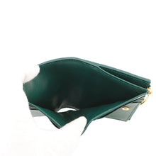将图像加载到图库查看器中，Bottega Veneta Maxi INTRECCIATO Cassette Bifold Wallet Emerald Green706010 Calf Leather
