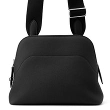 将图像加载到图库查看器中，HERMES Bolide Messenger Black Togo Leather
