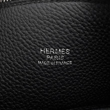 将图像加载到图库查看器中，HERMES Bolide Messenger Black Togo Leather
