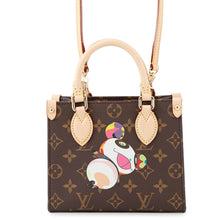 将图像加载到图库查看器中，LOUIS VUITTON LV × TM Onthego PinkM13668 Monogram Panda Takashi Murakami Size BB
