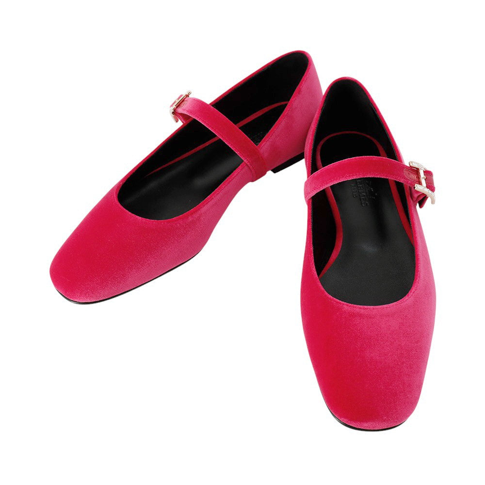 靴 HERMES Suede Ballet Shoes Pumps Camel Pégase ballet flats Hermès Camel size 38 EU in Suede - 34399913