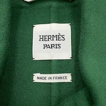 Load image into Gallery viewer, HERMES long vest Size 42 Green4H0101DA Cashmere100%
