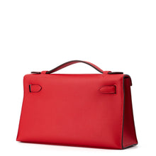 Load image into Gallery viewer, HERMES PochetteKelly Rouge Ladue Swift Leather
