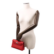 Load image into Gallery viewer, HERMES PochetteKelly Rouge Ladue Swift Leather
