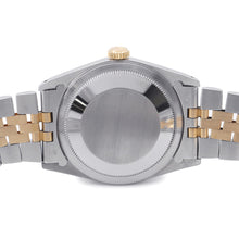 将图像加载到图库查看器中，ROLEX Datejust W36mm Stainless Steel K18YG Champagne Dial16233
