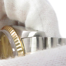将图像加载到图库查看器中，ROLEX Datejust W36mm Stainless Steel K18YG Champagne Dial16233
