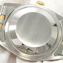 将图像加载到图库查看器中，ROLEX Datejust W36mm Stainless Steel K18YG Champagne Dial16233
