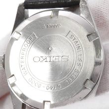 将图像加载到图库查看器中，SEIKO Road marvel 36000 W34mm Stainless Steel Leather Silver Dial5740-8000
