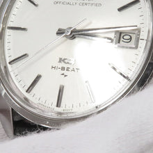 将图像加载到图库查看器中，SEIKO King Seiko 45KS Superior Chronometer W37mm Stainless Steel Gold Plated Leather Silver Dial4502-8010
