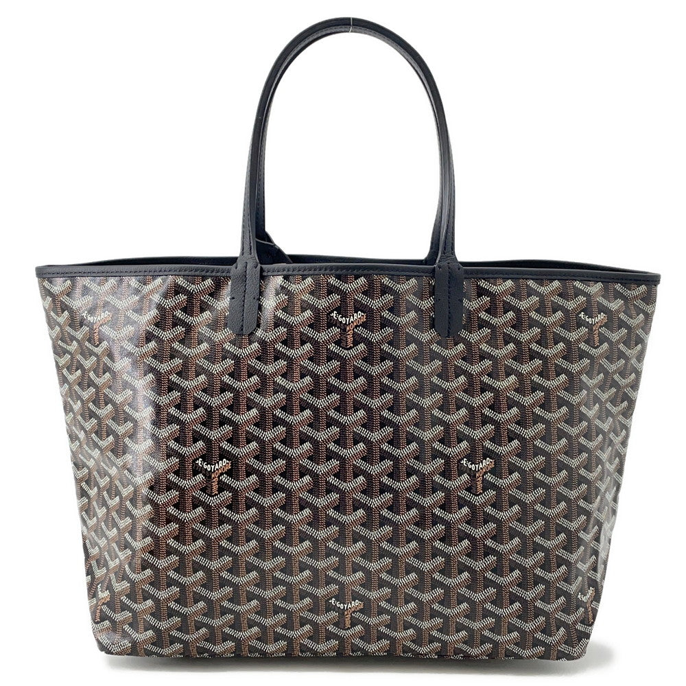 GOYARD Saint Louis BlackSTLOUIPMLTY01CL01P PVC Leather Size PM
