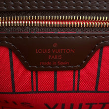 将图像加载到图库查看器中，LOUIS VUITTON Neverfull CeriseN41358 Damier Ebene Canvas Size MM
