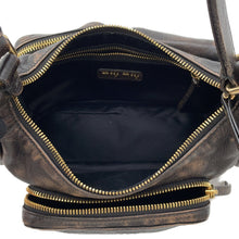 将图像加载到图库查看器中，MIUMIU Pocket Bag Dark Brown5BC188 Vintage processed Nappa Leather
