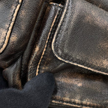 将图像加载到图库查看器中，MIUMIU Pocket Bag Dark Brown5BC188 Vintage processed Nappa Leather
