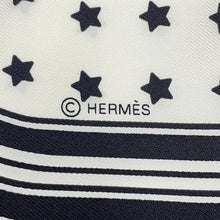 Load image into Gallery viewer, HERMES Carre Bandana Frill Bride de Gala Dot Size 70 White/Black Silk100%
