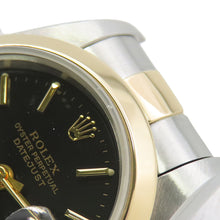 Load image into Gallery viewer, ROLEX Datejust Women&#39;s W26mm Stainless Steel K18YG Black Dial69163
