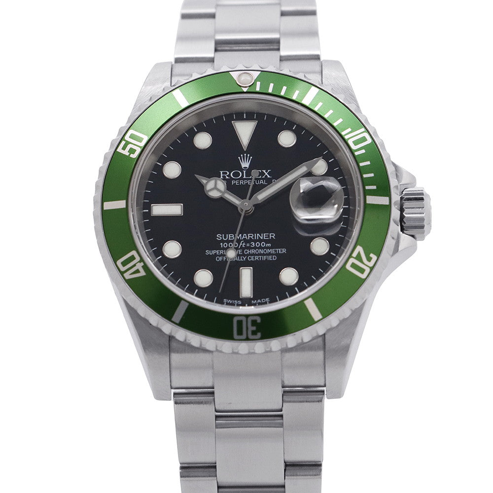ROLEX Submariner Date W40mm Stainless Steel Black Dial16610LV