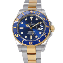 将图像加载到图库查看器中，ROLEX Submariner-Date W41mm Stainless Steel K18YG Blue Dial126613LB

