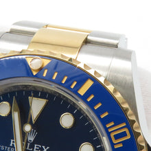 将图像加载到图库查看器中，ROLEX Submariner-Date W41mm Stainless Steel K18YG Blue Dial126613LB
