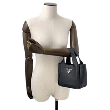 将图像加载到图库查看器中，PRADA Mini Handbag Black1BA349 Leather
