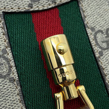 将图像加载到图库查看器中，GUCCI Jackie 1961 Handbag Beige/Brown?637092 GG Supreme Leather Size Mini
