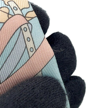 Load image into Gallery viewer, HERMES Twilly De l&#39;Ombrelle aux Duels Blue Marine/Rose Pale/Ciel Silk100%
