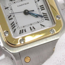 Load image into Gallery viewer, CARTIER Santos Garbe SM W23.5mm Stainless Steel K18YG White Dial
