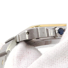 Load image into Gallery viewer, CARTIER Santos Garbe SM W23.5mm Stainless Steel K18YG White Dial
