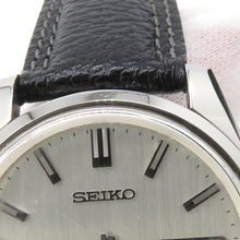 Load image into Gallery viewer, SEIKO Matic P Day-Date W36.4mm Stainless Steel Leather Silver Dial5106-8010
