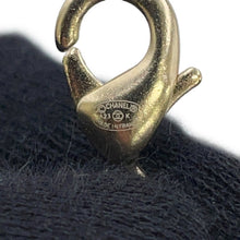 Load image into Gallery viewer, CHANEL CC Logo Necklace Gold Plated Rhinestone
