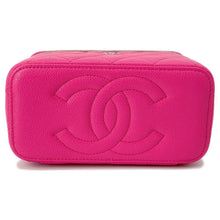 将图像加载到图库查看器中，CHANEL Matelasse Vanity ChainShoulder Bag PinkAP1341 Caviar Leather Size Small
