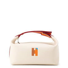 Load image into Gallery viewer, HERMES BRIDE A Black H Pavilion Natural/Multicolor Canvas Size PM
