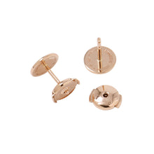 将图像加载到图库查看器中，HERMES Ex Libris Earrings Size TPM 18K Pink Gold
