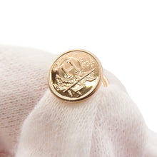 将图像加载到图库查看器中，HERMES Ex Libris Earrings Size TPM 18K Pink Gold
