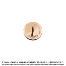 将图像加载到图库查看器中，HERMES Ex Libris Earrings Size TPM 18K Pink Gold
